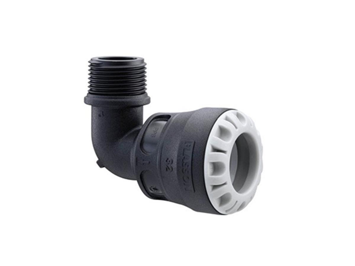 Plasson Series 1 90° Male Threaded Adaptor | Iplex NZ