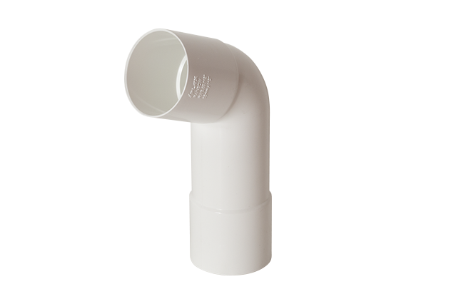 PVC-U Rainwater 65mm & 80mm Downpipe Socket Bend | Iplex NZ