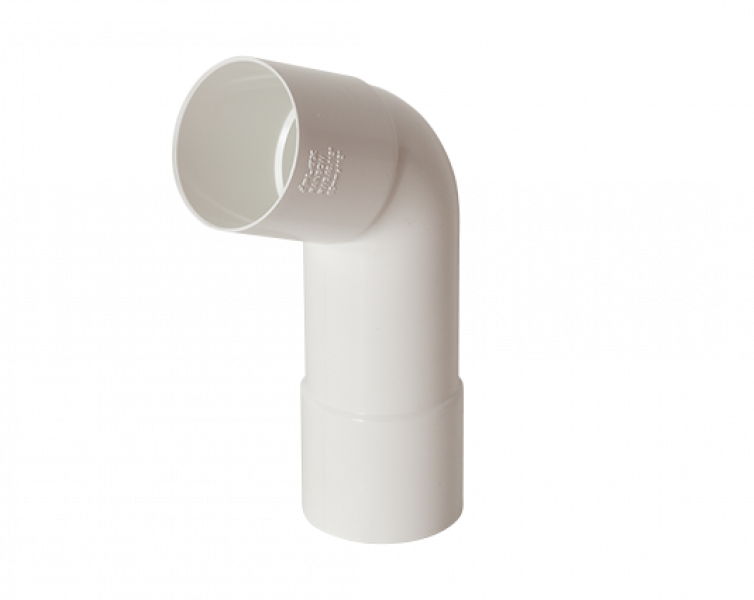 PVC-U Rainwater 65mm & 80mm Downpipe Socket Bend | Iplex NZ